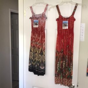 Two sun dresses